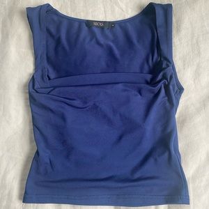 Micas Layered Blue Tank Top